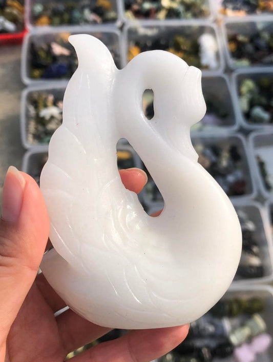 Swan - White Jade